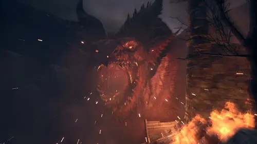 a dragon in Dragon's Dogma 2