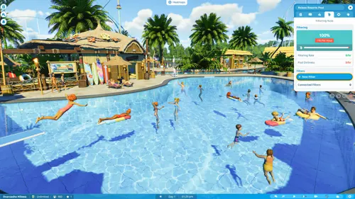 Pool in Planet Coaster 2