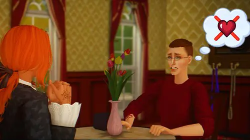 The Sims 4 love rejection