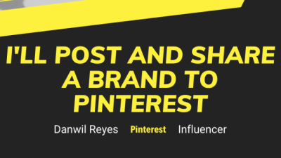 I will post and share a brand on Pinterest!